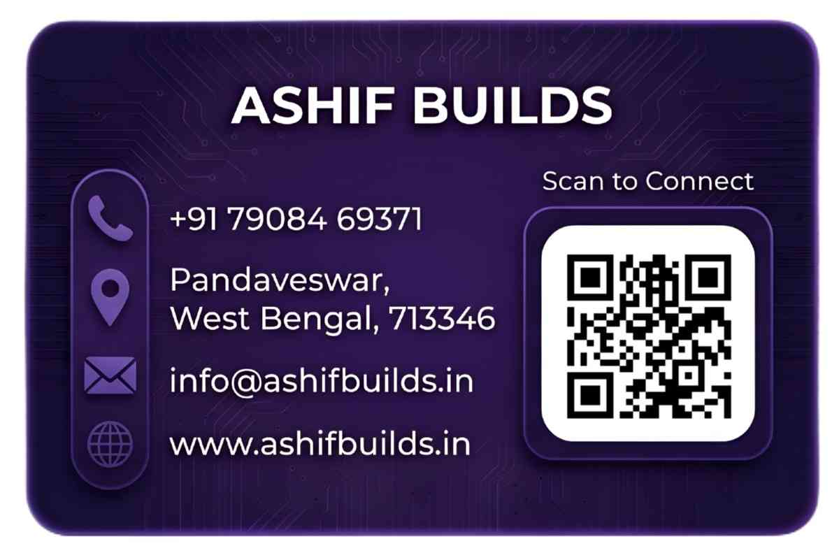 Ashif Builds Contact Card