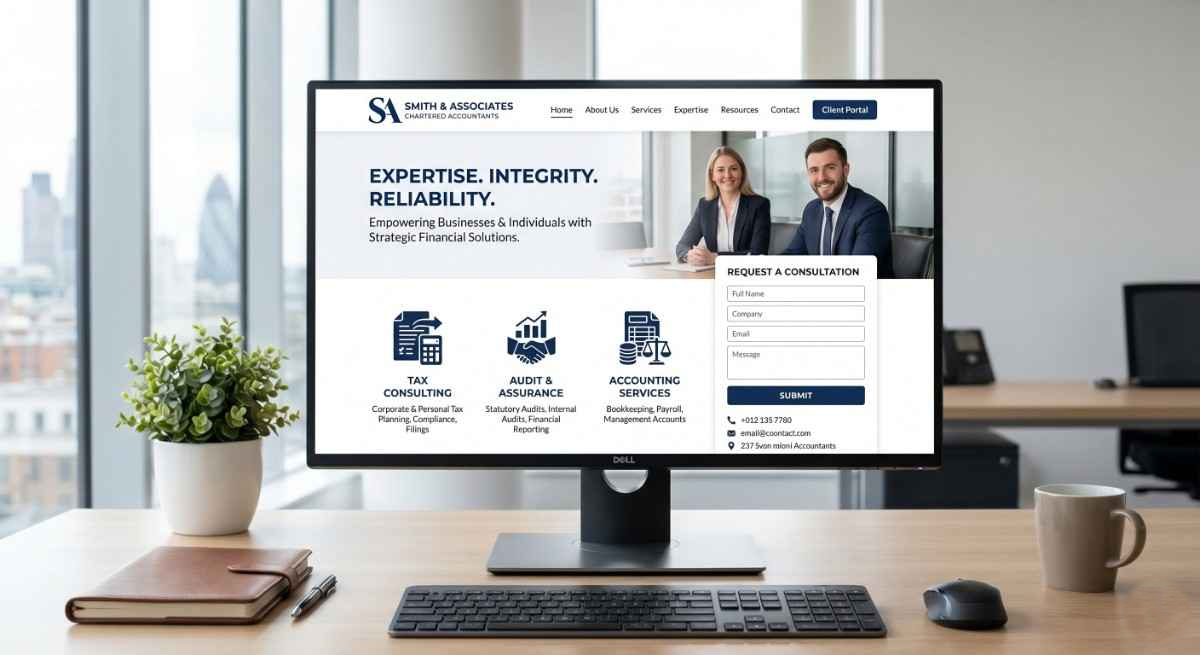 CA Firm Landing Page Preview